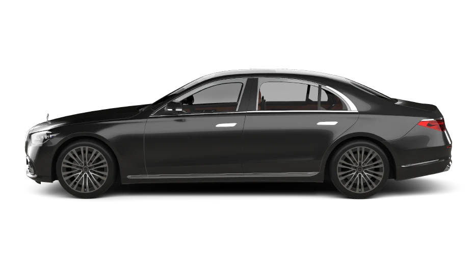 Side view of Carey Luxury Sedan Mercedes Benz S Class