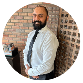 Portrait of Jaspreet Singh, professional team member at Carey UK