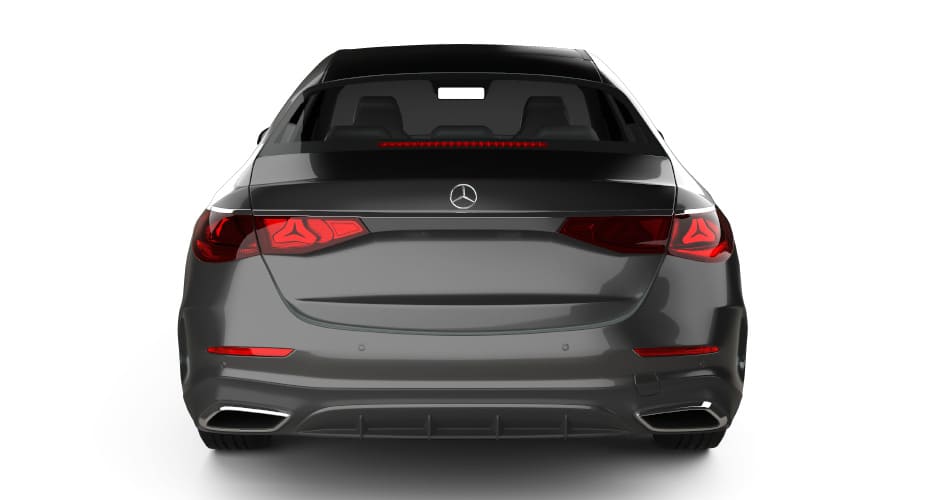 The Carey UK Executive Sedan Mercedes Benz E Class - Back View